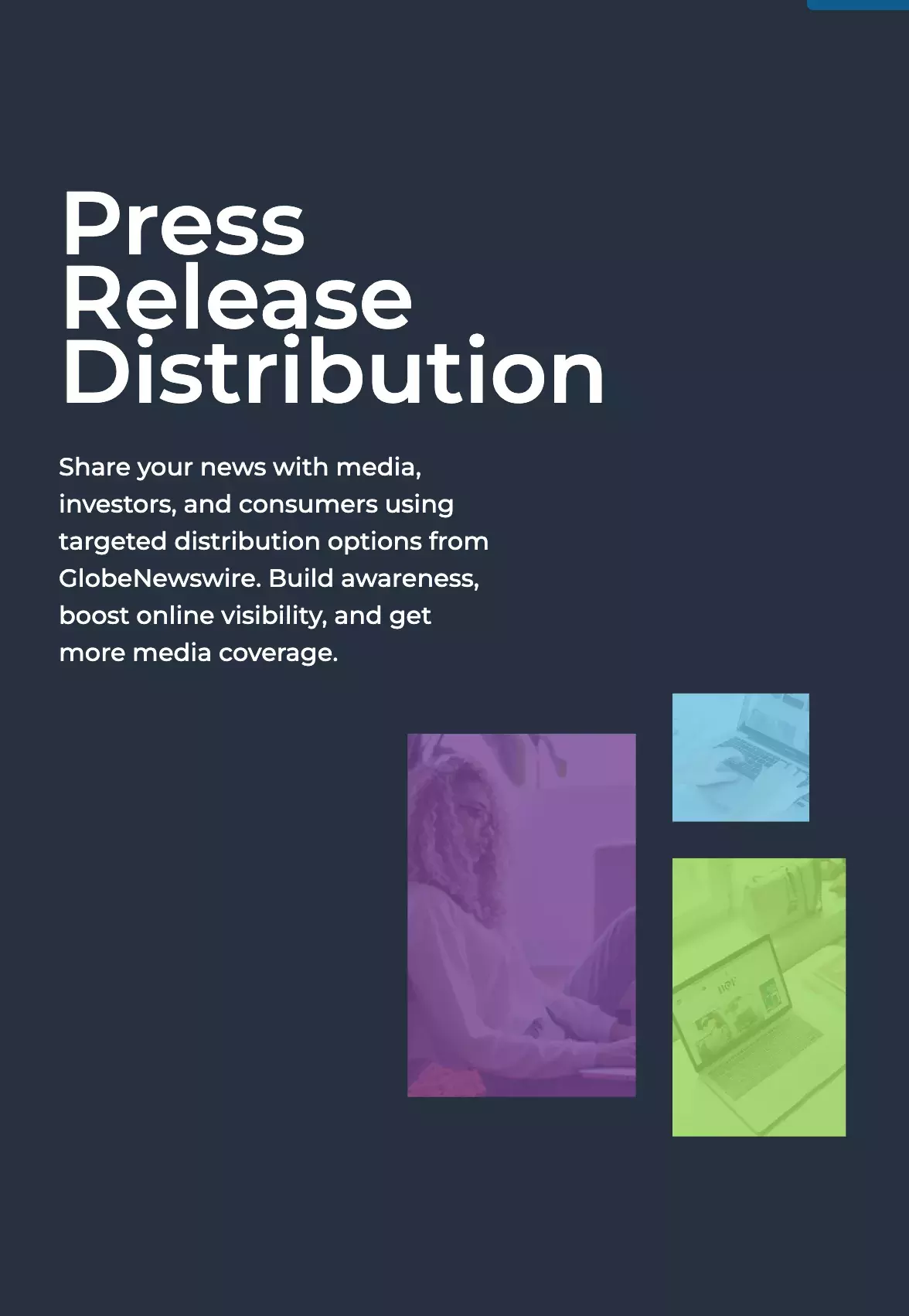 An image that highlights Press Release Distribution.